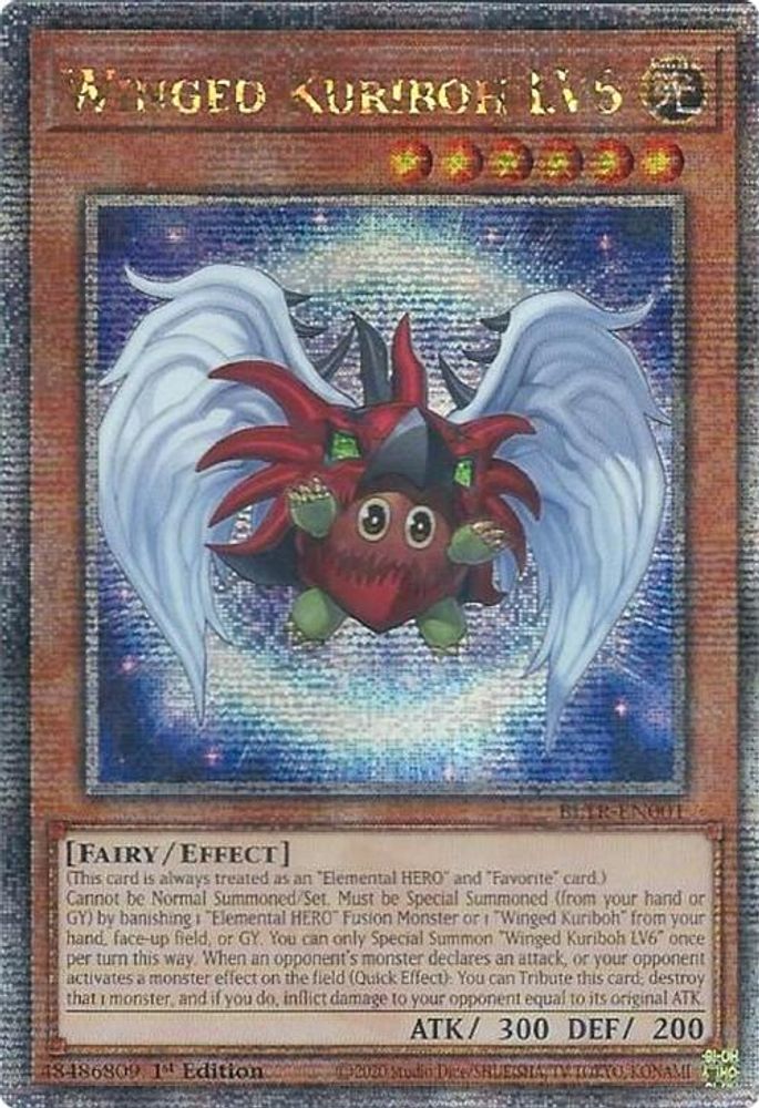 Kuriboh ailé LV6 (Quart de siècle Secret Rare) [BLTR-EN001] Quart de siècle Secret Rare 
