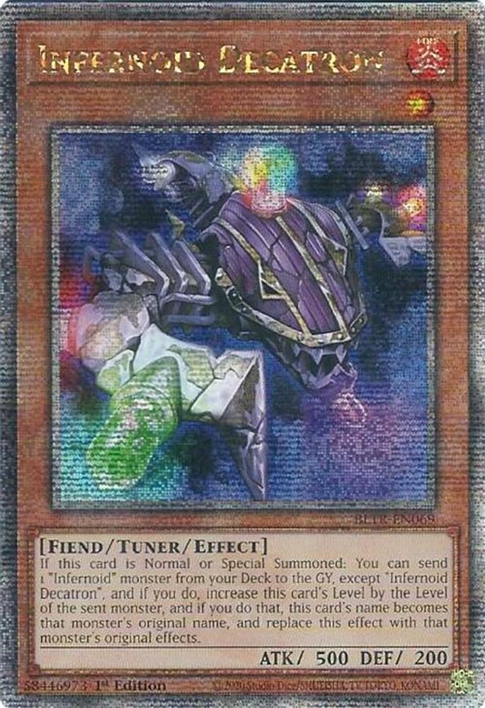 Décatron infernoïde (Quarter Century Secret Rare) [BLTR-EN069] Quarter Century Secret Rare 