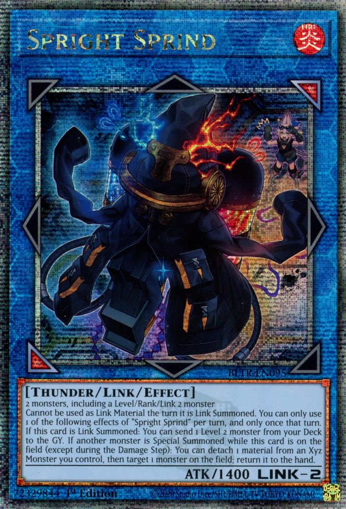 Sprind Sprind (Quart de siècle secret rare) [BLTR-EN095] Quart de siècle secret rare 