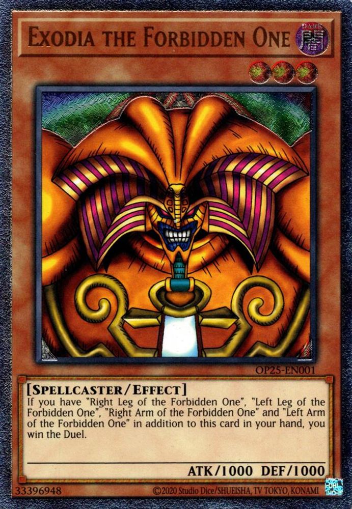 Exodia the Forbidden One (UTR) (OP25-EN001) - Ultimate Rare