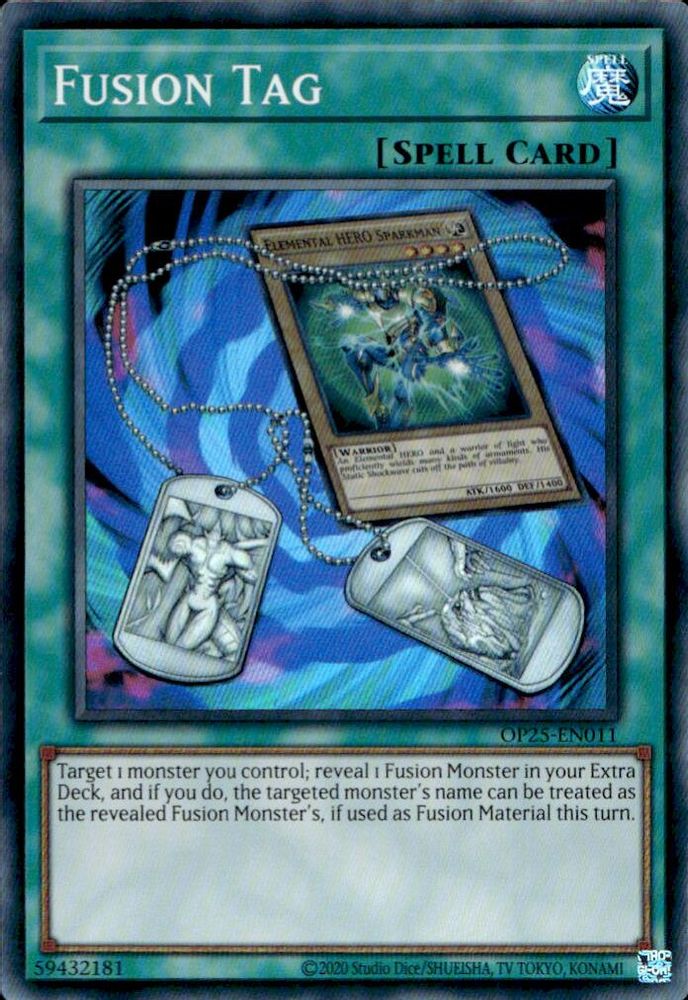 Fusion Tag (OP25-EN011) - Super Rare
