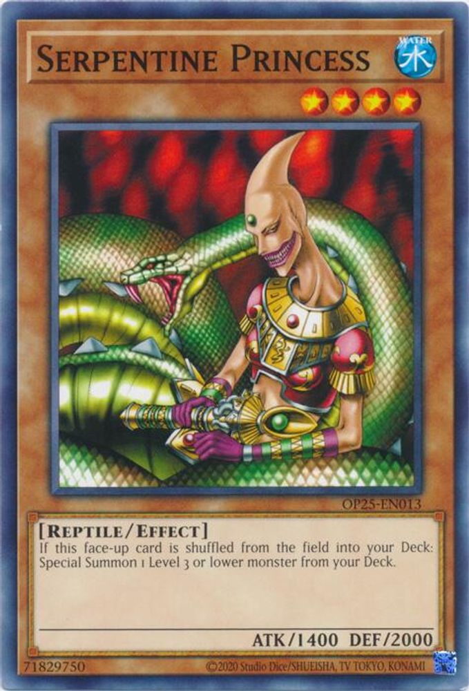 Serpentine Princess (OP25-EN013) - Common