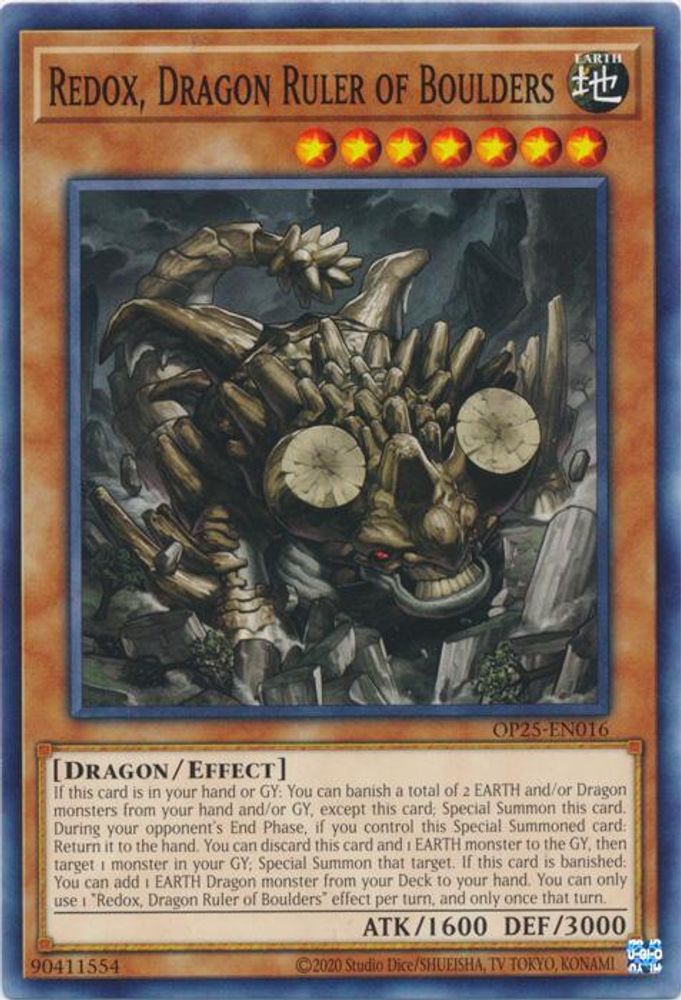 Redox, Dragon Ruler of Boulders (OP25-EN016) - Common