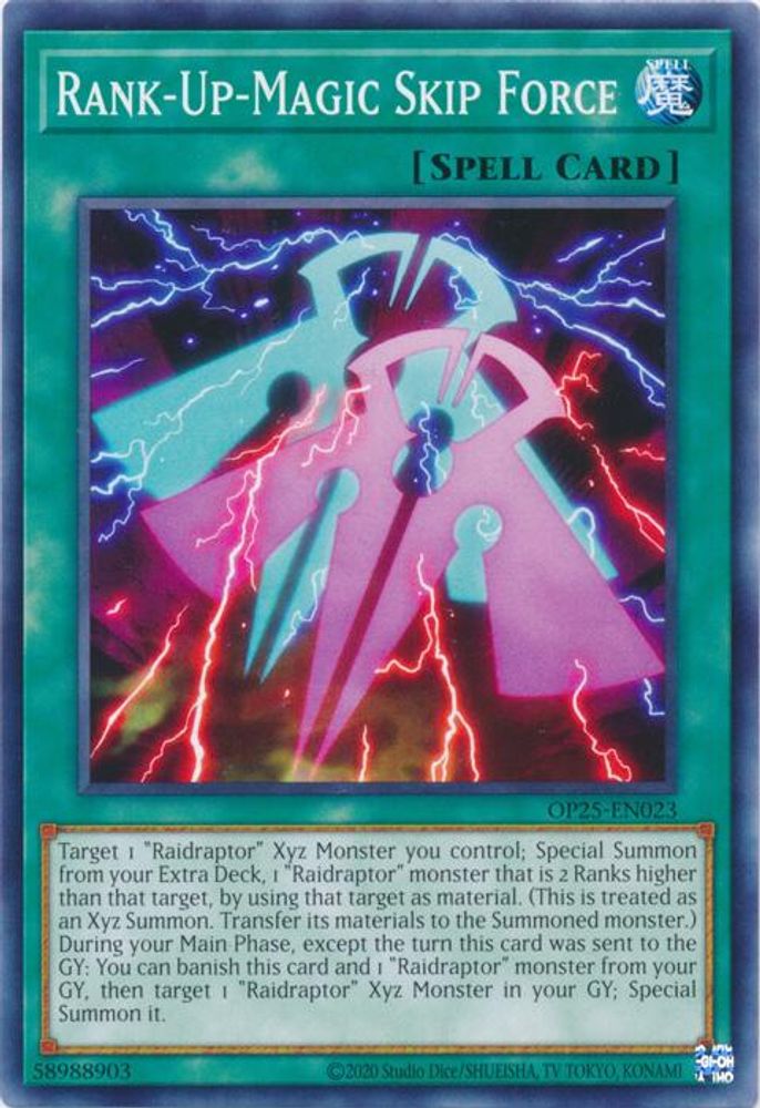 Rank-Up-Magic Skip Force (OP25-EN023) - Common