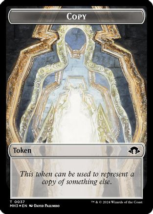 Copy (Ripple Foil) // Gremlin Double-Sided Token (MH3-37 // 23) - Modern Horizons 3 Foil