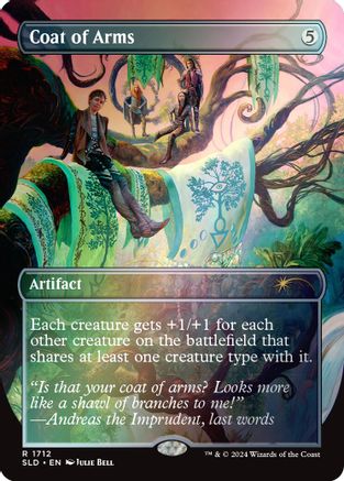 Coat of Arms (Rainbow Foil) (SLD-1712) - Secret Lair Drop Series Foil
