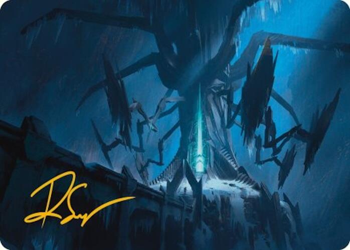 Yggdrasil, carte d'art Rebirth Engine (signature estampillée or) [Assassin's Creed Art Series] 
