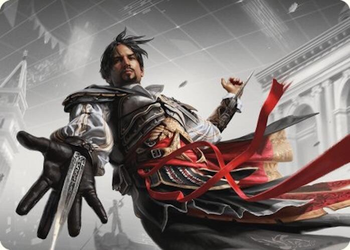 Carte d'art Ezio Auditore da Firenze [Série d'art Assassin's Creed] 