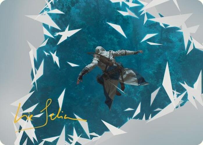 Carte artistique de séquence de redémarrage (signature estampillée or) [Assassin's Creed Art Series] 