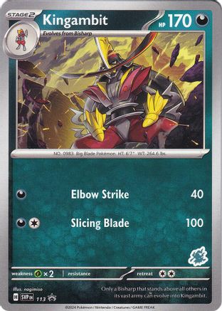 Kingambit - Darkrai Deck 113  - Promo