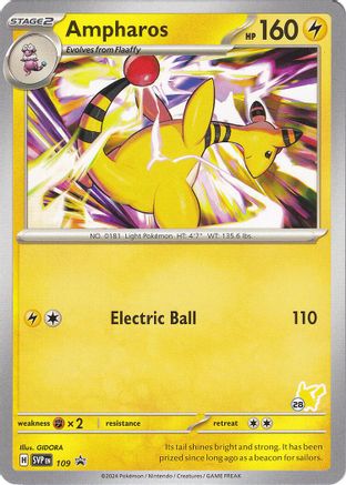 Ampharos - Pikachu 28 109  - Promo