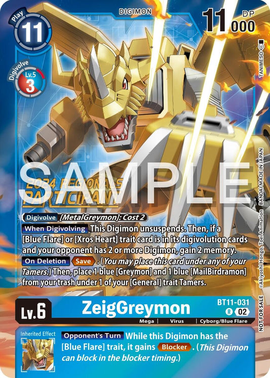 ZeigGreymon [BT11-031] (Participant aux Régionales 2024) [Phase Dimensionnelle] 