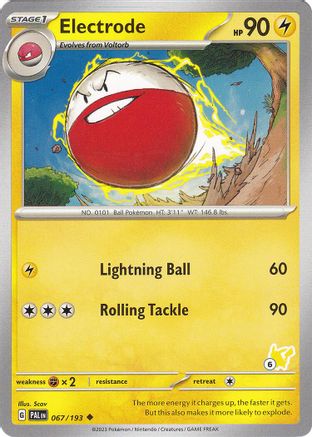 Electrode - Pikachu 6  - Uncommon
