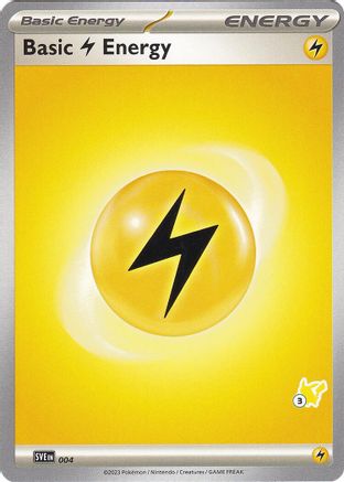 Basic Lightning Energy - Pikachu 3  - Common