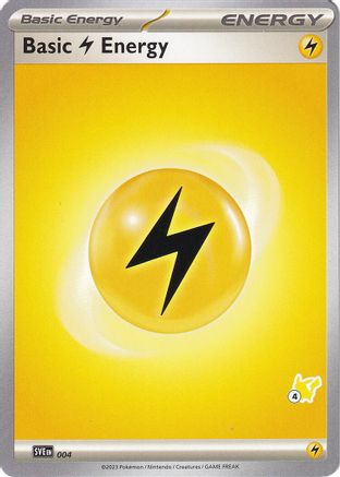 Énergie de foudre de base (004) (Timbre Pikachu #4) [Battle Academy 2024] 