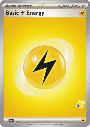 Basic Lightning Energy - Pikachu 31  - Common