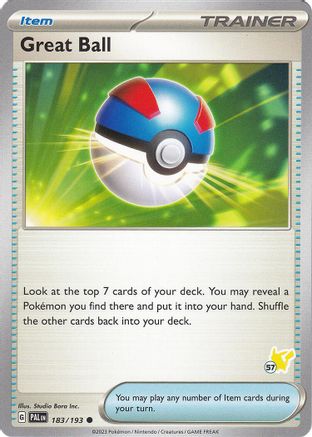 Great Ball - Pikachu 57  - Common