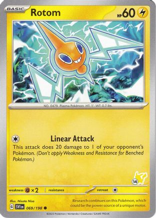 Rotom - Pikachu 14  - Common