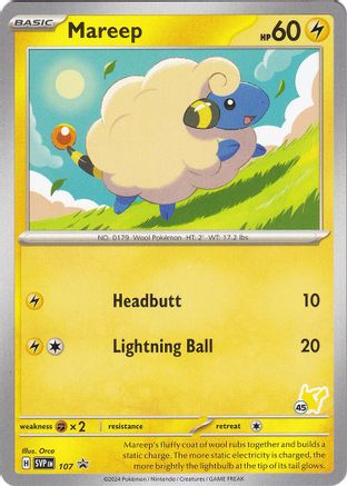 Mareep - Pikachu 45  - Promo
