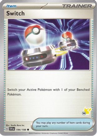 Switch - Pikachu 36  - Common