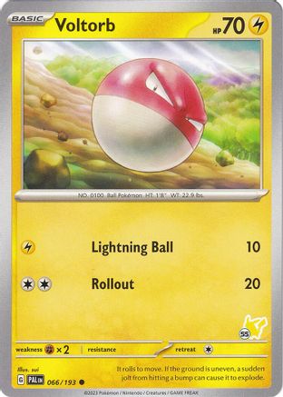 Voltorbe (066/193) (Timbre Pikachu #55) [Battle Academy 2024] 