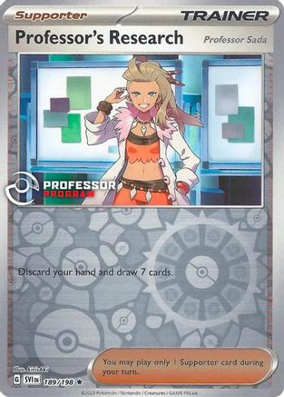 Professor's Research (2023) 189/198  - Reverse Holofoil - Promo