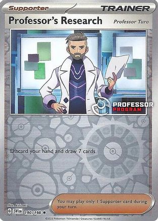 Professor's Research (2023) 190/198  - Reverse Holofoil - Promo