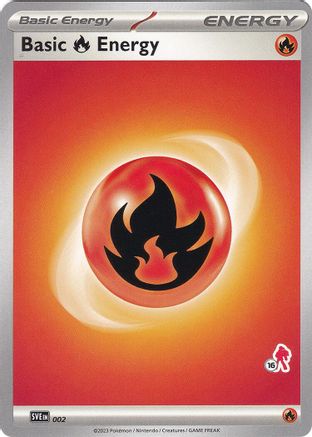 Basic Fire Energy - Armarouge 16  - Unconfirmed