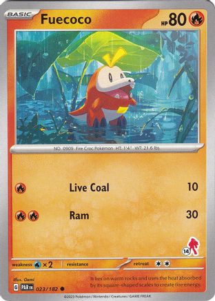 Fuecoco (023/182) (Timbre Armarouge #14) [Battle Academy 2024] 
