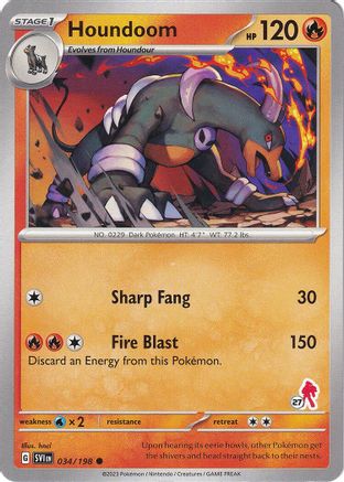 Houndoom (034/198) (Timbre Armarouge #27) [Battle Academy 2024] 