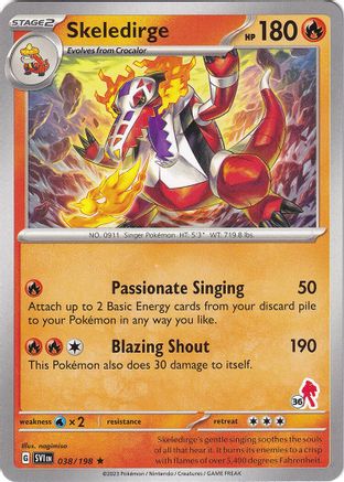 Skeledirge (038/198) (Timbre Armarouge #36) [Battle Academy 2024] 