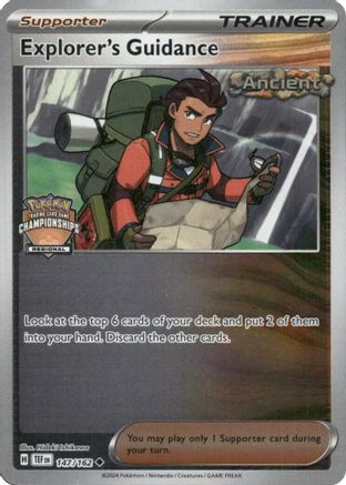 Explorer's Guidance - 147/162 (Regional Championships)/162  - Reverse Holofoil - Uncommon