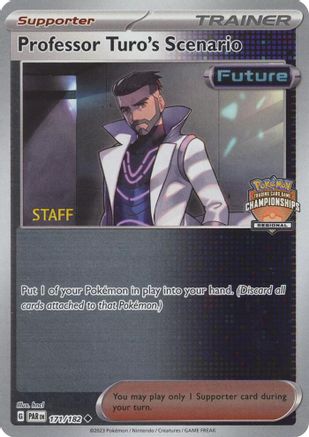 Professor Turo's Scenario - 171/182 (Regional Championships) [Staff] 177/182  - Reverse Holofoil - Uncommon