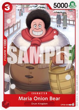 Maria Onion Bear (OP08-009) - Common