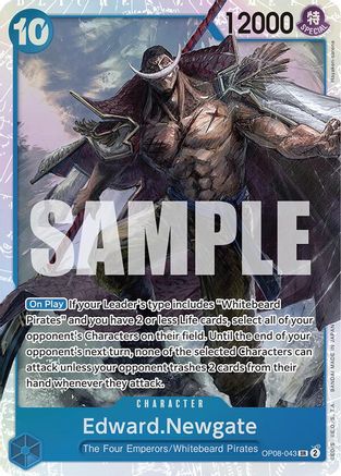 Edward.Newgate (OP08-043) - Super Rare