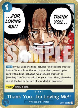 Thank You...for Loving Me!! (OP08-053) - Rare