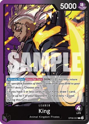 King (057) (OP08-057) - Leader