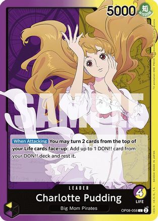Charlotte Pudding (058) (OP08-058) - Leader