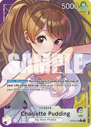 Charlotte Pudding (058) (Parallel) (OP08-058) - Leader