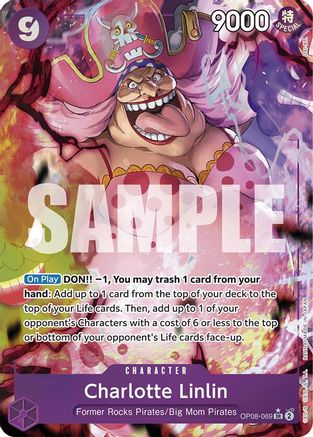 Charlotte Linlin (Parallel) (OP08-069) - Super Rare