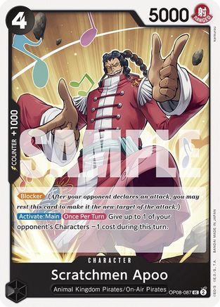 Scratchmen Apoo (OP08-087) - Uncommon