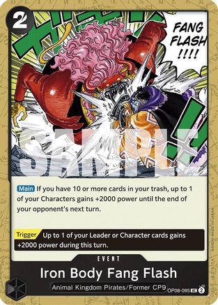 Iron Body Fang Flash (OP08-095) - Uncommon