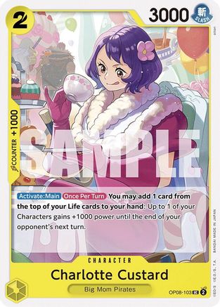 Charlotte Custard (OP08-103) - Uncommon