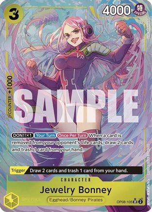 Jewelry Bonney (Parallel) (OP08-105) - Super Rare