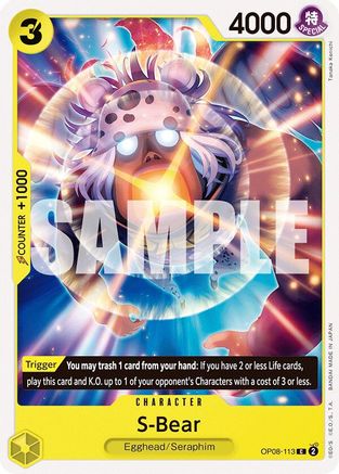 S-Bear (OP08-113) - Common