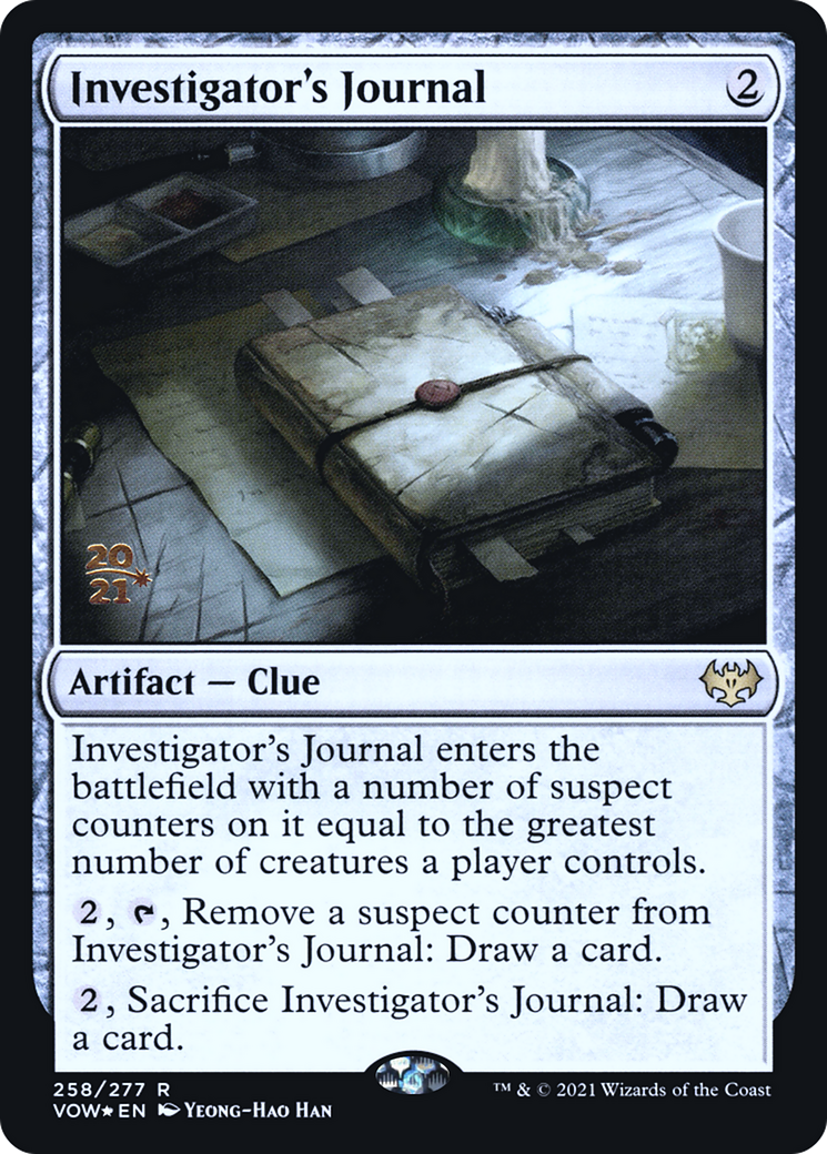Investigator's Journal (PRE-258S) - Innistrad: Crimson Vow Promos Foil