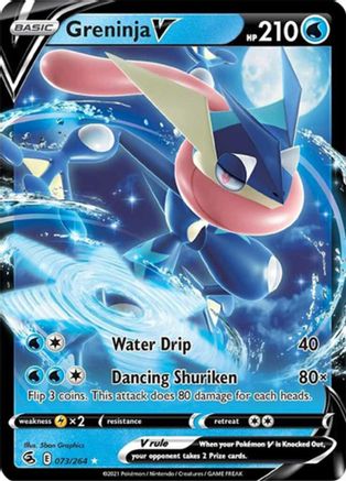 Greninja V - 073/264 (Non-Holo)/264  - Promo