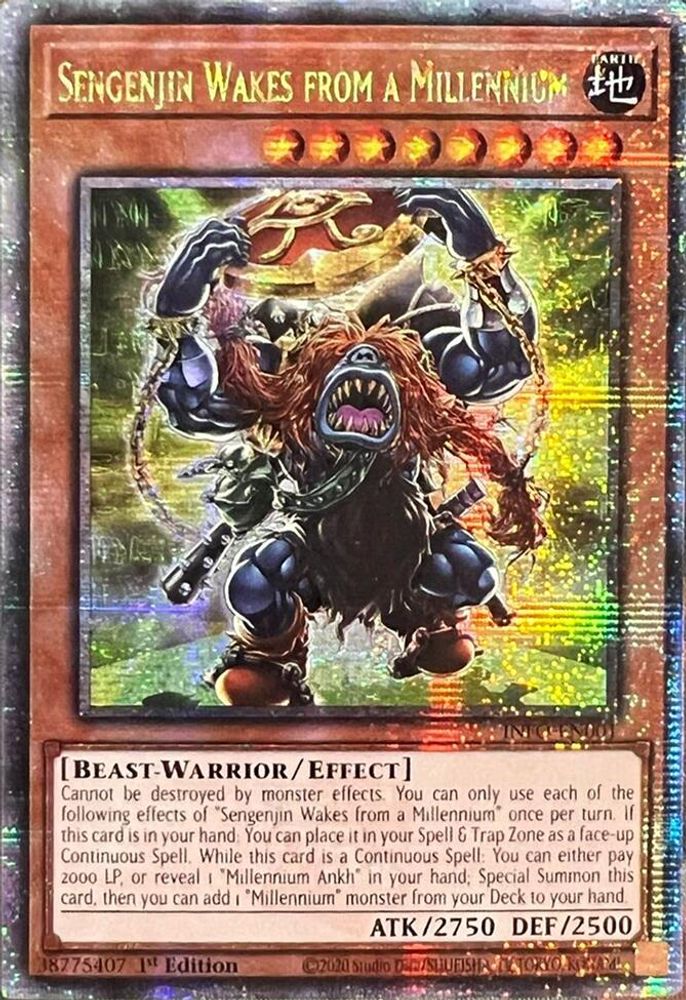 Sengenjin se réveille d'un millénaire (Quarter Century Secret Rare) [INFO-EN001] Quarter Century Secret Rare 