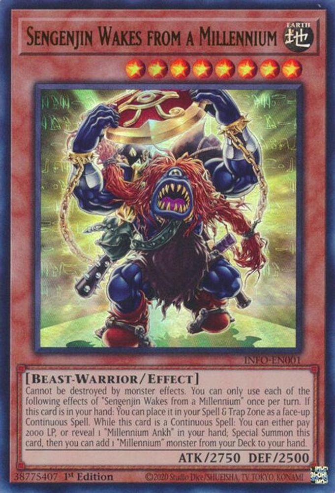 Sengenjin se réveille d'un millénaire [INFO-EN001] Ultra Rare 