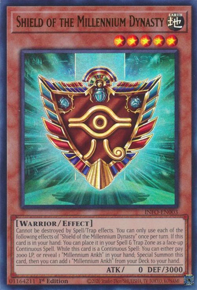 Shield of the Millennium Dynasty (INFO-EN003) - Ultra Rare